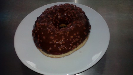 donut de chocolate